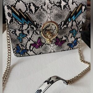 Express Shoulder Bag Butterflies & Lightening Bolts